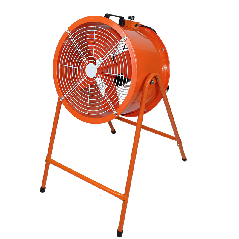 Adjustable Speed ​​High Speed ​​Post Axial Flow Fan, Bracket Mobile Industrial High Power Exhaust Fan