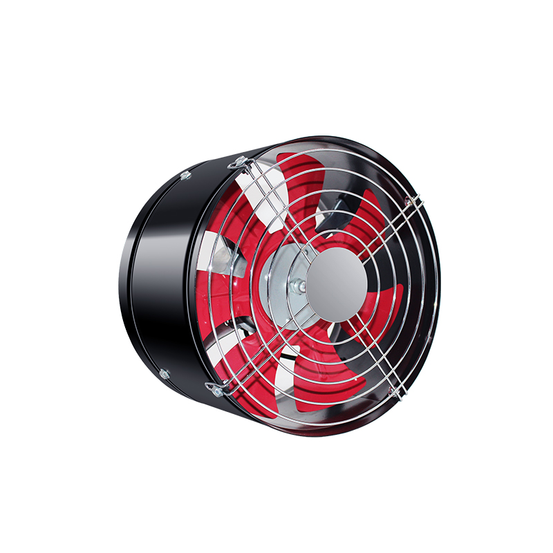 Itim na makapangyarihang maubos na tagahanga ng bentilasyon ng bariles, duct high-speed exhaust fan