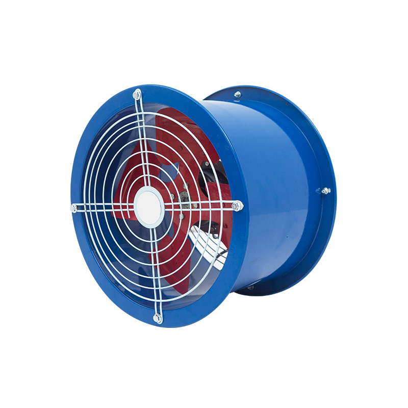 Mababang ingay na ducted axial flow fan, pader mount axial flow circular pang -industriya bentilasyon maubos fan
